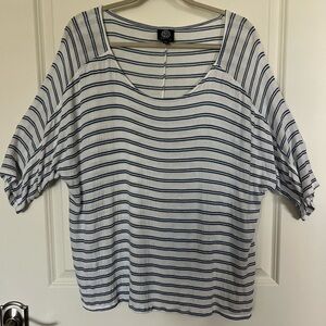 Bobseau Striped Top